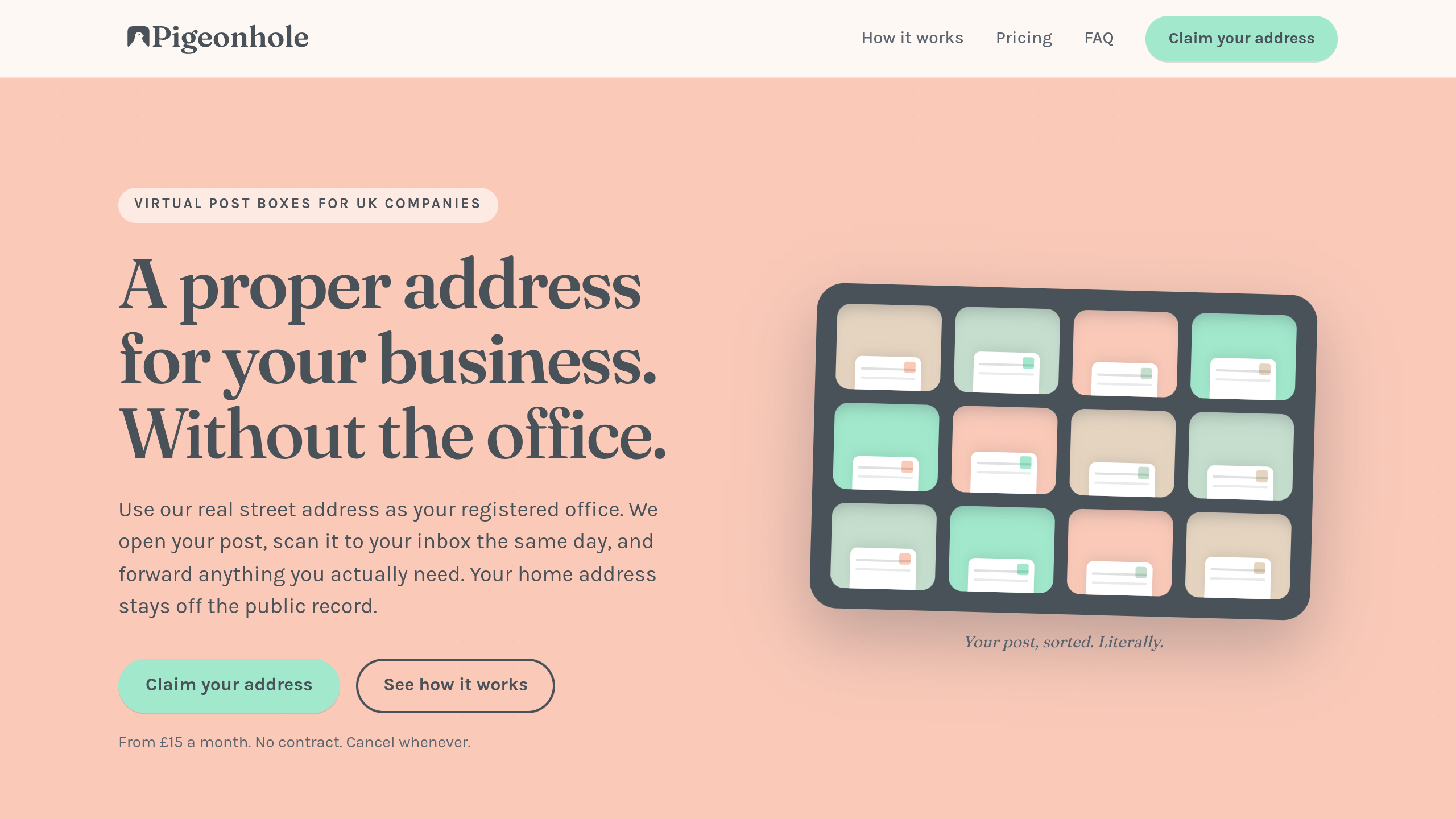Pigeonhole preview